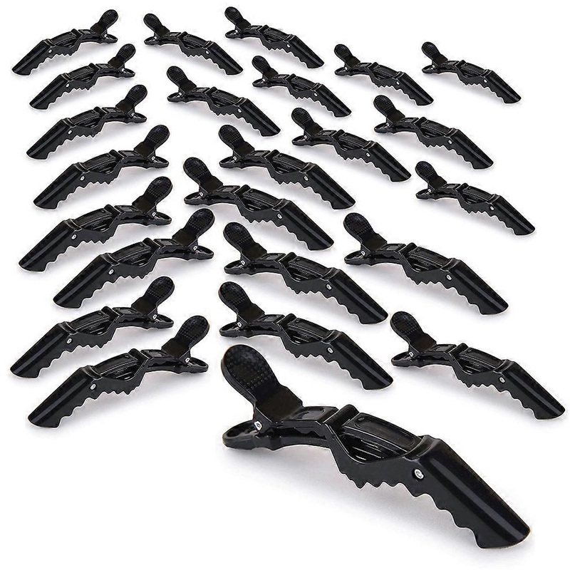 Transparent Plastic Hairdresser Clips, Perfect Sectioning Clips with Nonslip Grip for Salon-Grade Hair Designs (Set of 24)