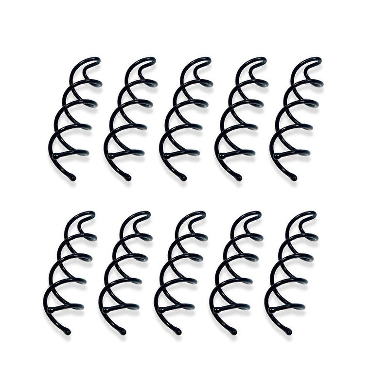 Versatile Applications Kit, Durable Alloy Metal Spiral Hair Pin, High-Quality Iron Twist Pin for Women’s Easy to Use DIY Hair Style