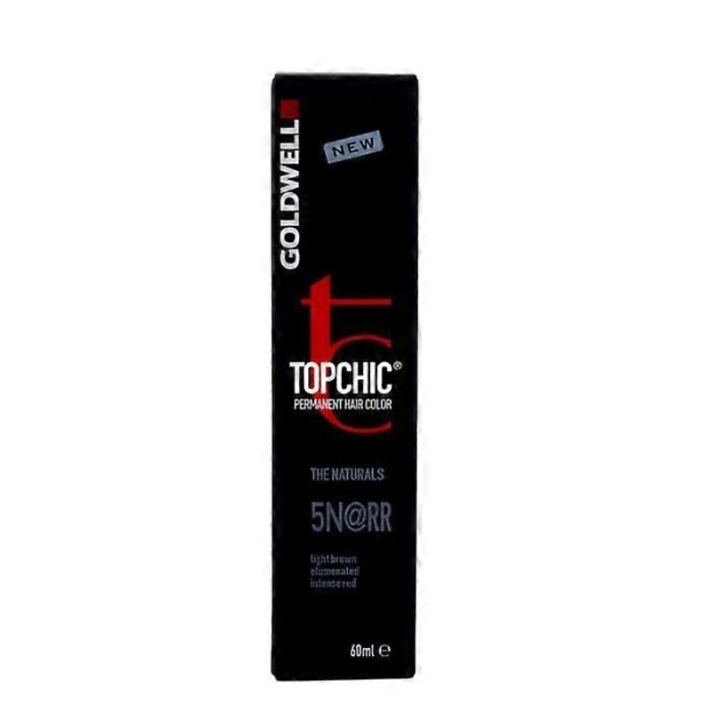 Goldwell Topchic The Naturals Light Brown 5N@RR Permanent hair color 60ml.