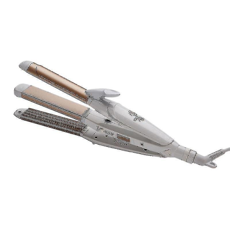 Multi-Function Electric Splint Corn Perm Straight Hair Straightener Bar Clamp 3 In 1Hair Curler