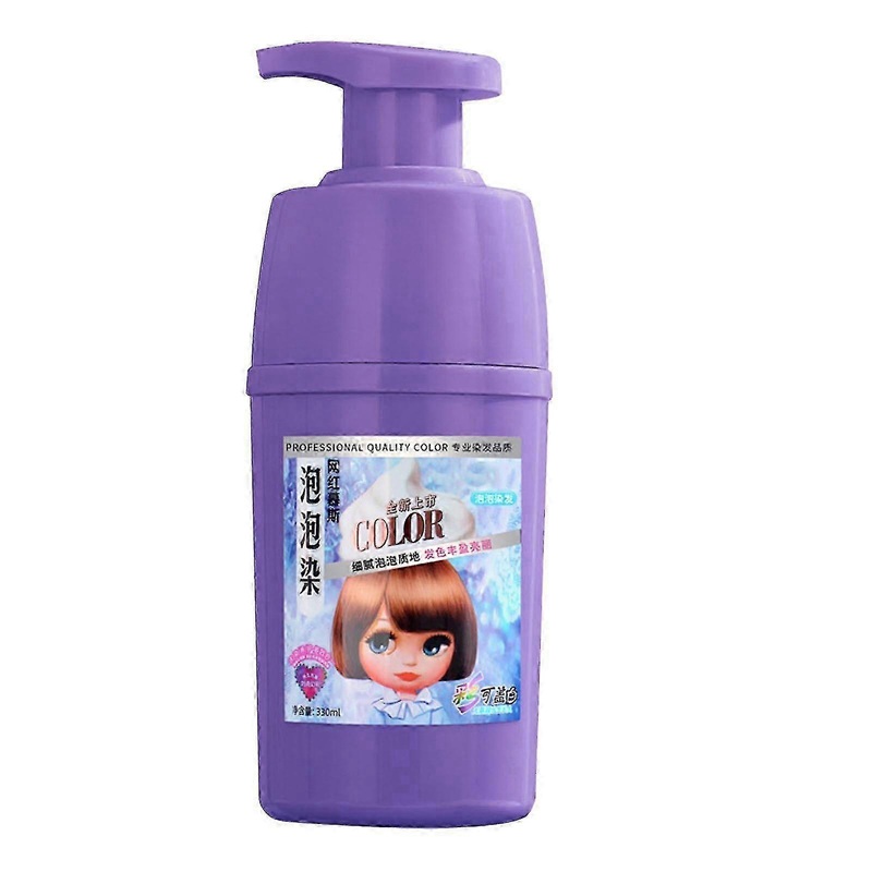 2025 Trendy Mousse Hair Dye – Long-Lasting Dark Brown Shampoo for Women & Men