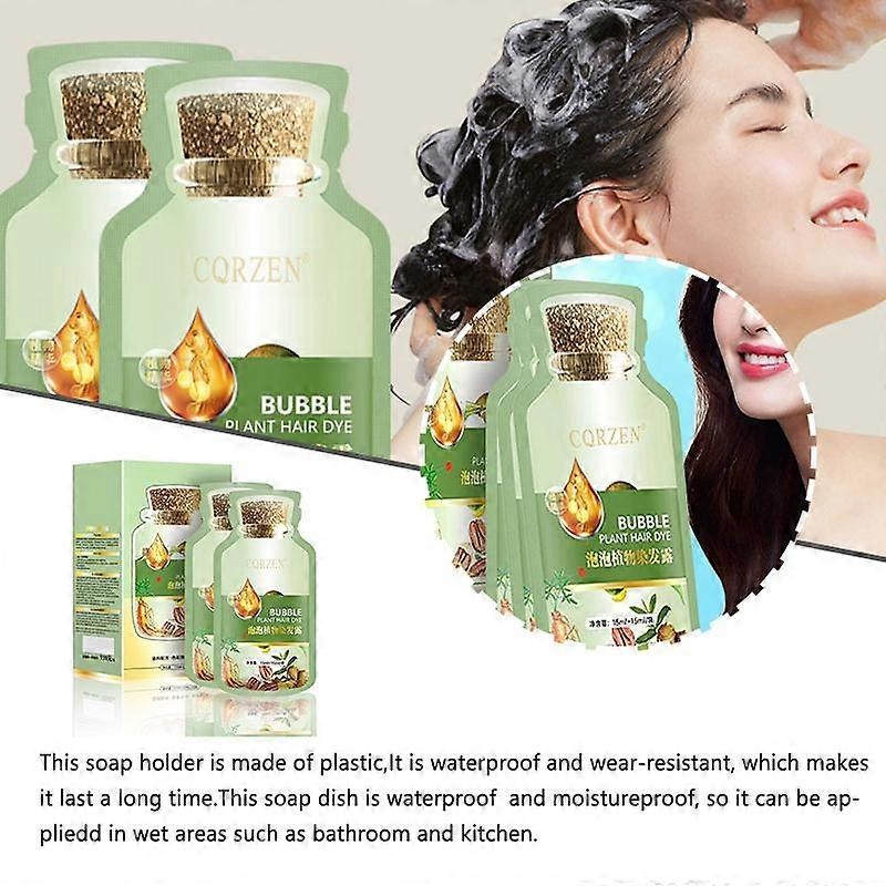 Chestnut brown (C) $ Plant bubble hair dye can make your own happy hair dye cream Miao Dong unisex