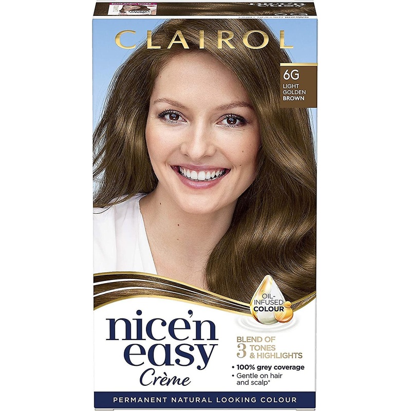 Clairol Nice n Easy Permanent Hair Dye Golden Brown 6G