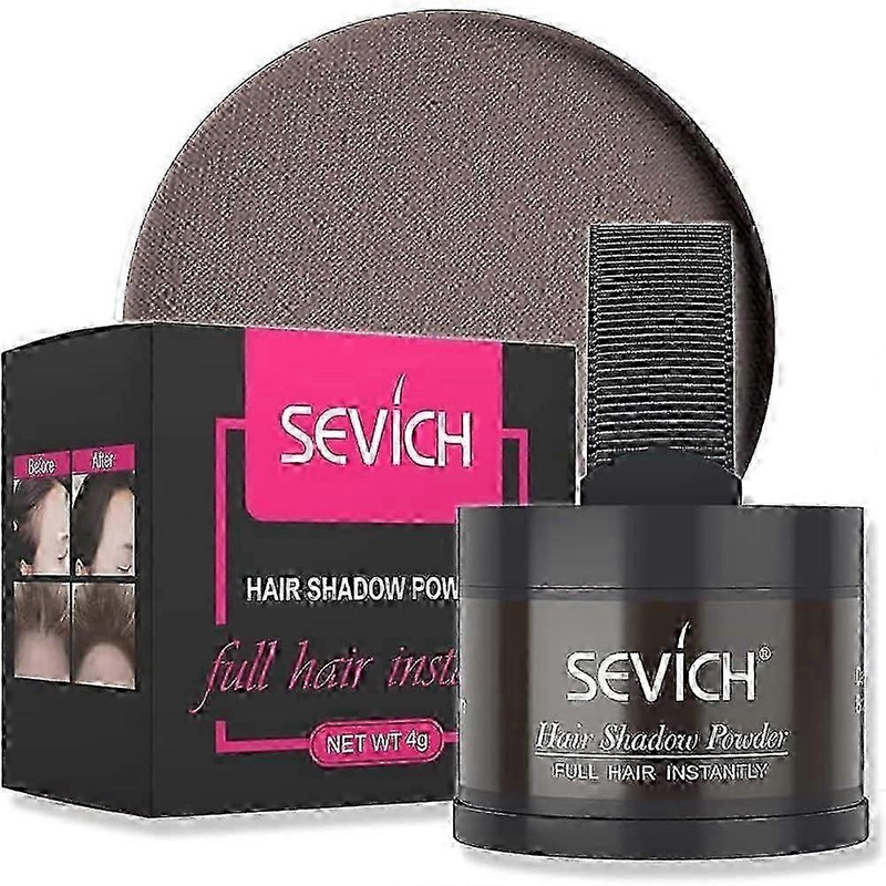 Hair Shadow Powder for Quick Coverage of Grey Roots and Hairline Concealment