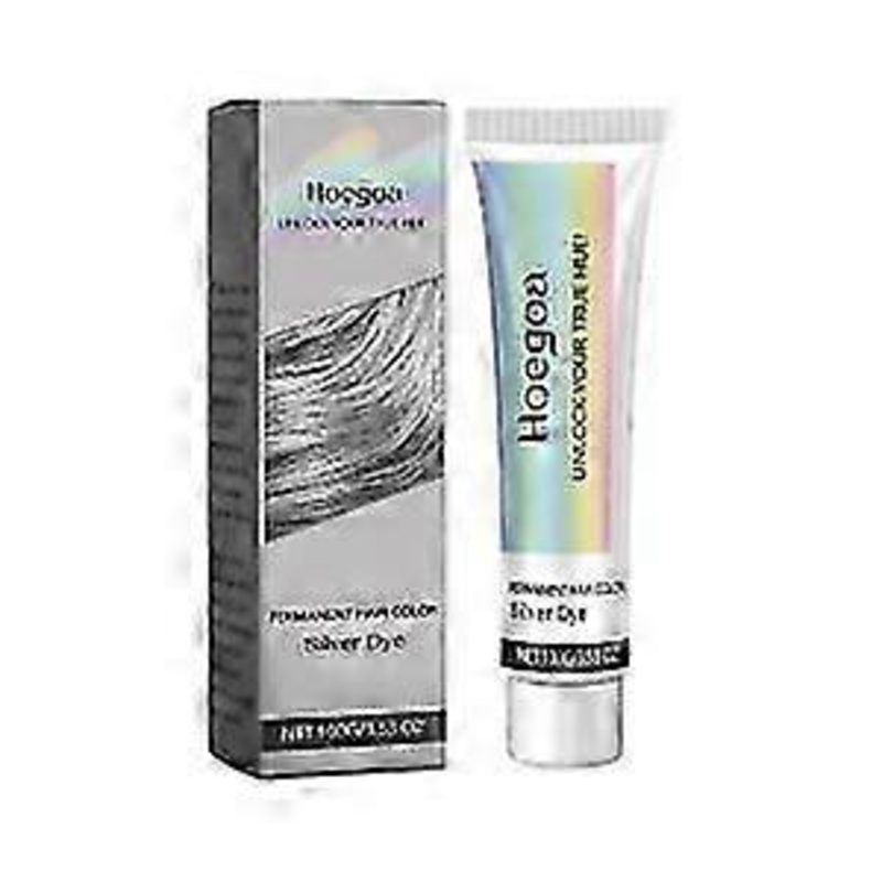 Hoegoa gray hair cream, long-lasting moisturizing hair, nourishing plant extract hair care, trendy hair color, coloring hair care agent