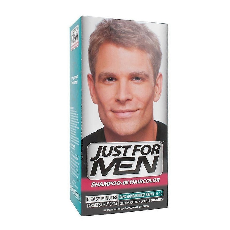 Just For Men Shampoo-In Hair Colour in Dark Blond/Light Brown, Single Application