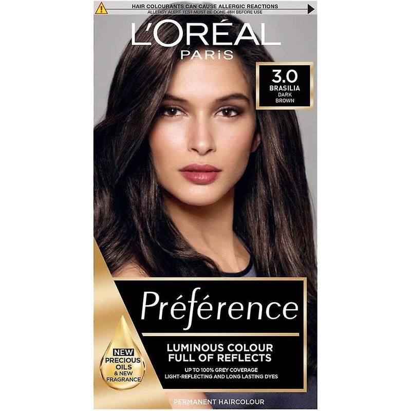L’oreal Preference Permanent Hair Dye Colour Brazilian 3 Dark-Brown