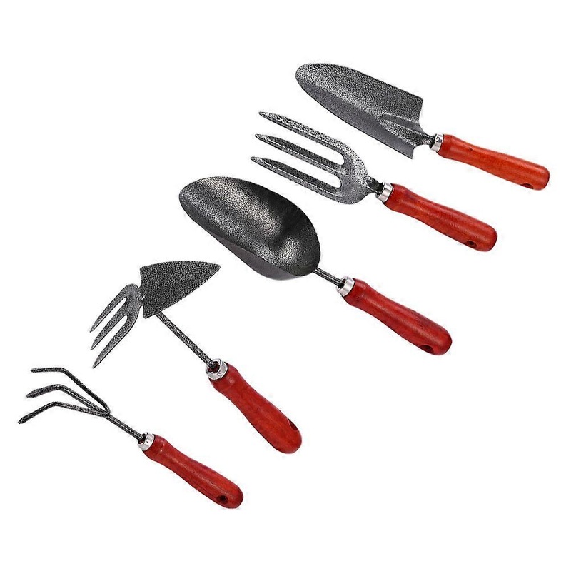 Practical Stainless Steel Gardening Tools Rake Hoe Set for Home Use in Assorted Colors