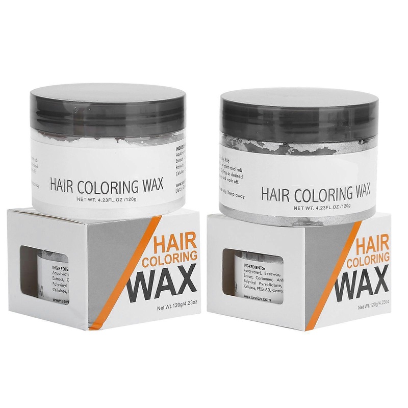Sevich 2pcs Hair Dyeing Clay Disposable Hair Dye Cream Hair Coloring Styling Wax