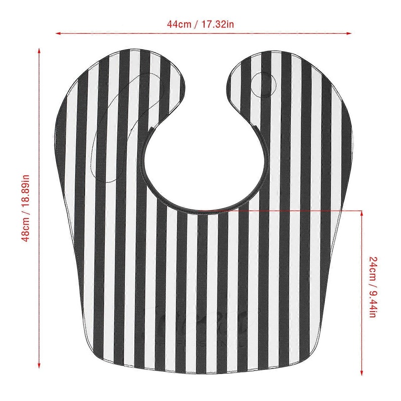 Waterproof haircutting cape barber shop haircutting cape non-slip haircutting hair dyeing hair collar red and white diagonal striped cape