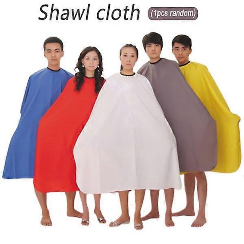 Waterproof Salon Cape Hairdressing Barber Cloth Wrap Tie up Closure Apron Shawl for Hair