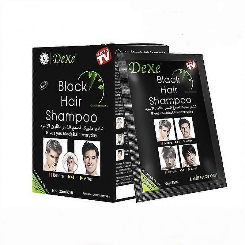 Black Hair Shampoo Hair Color Hair Dye Shampoo Organic Permanent Grey Hair Removal