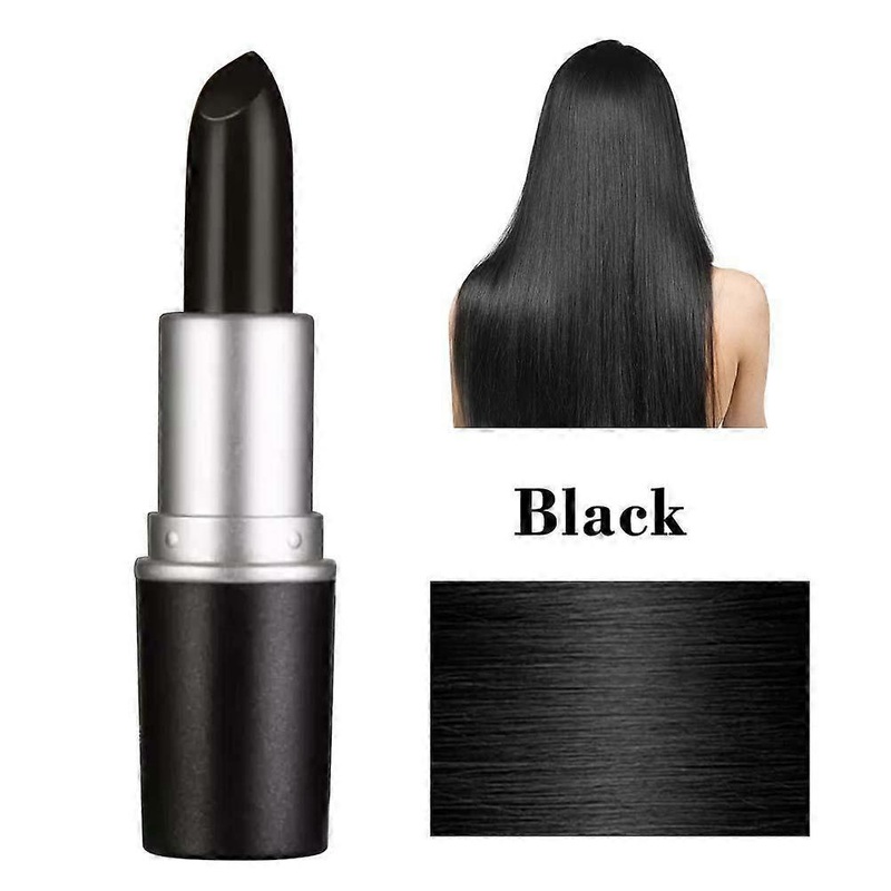 Lipstick Shape Hair Color Dyeing Pen Pure Plant Hair Stick Temporary Hair Dye for Covering White Hair