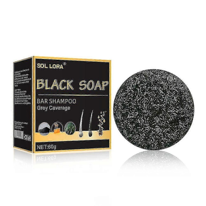Soap Hair Darkening Shampoo Bar Repair Gray White Hair Color Dye Hair Shampoo Natural Organic Hair Conditione Soapwg