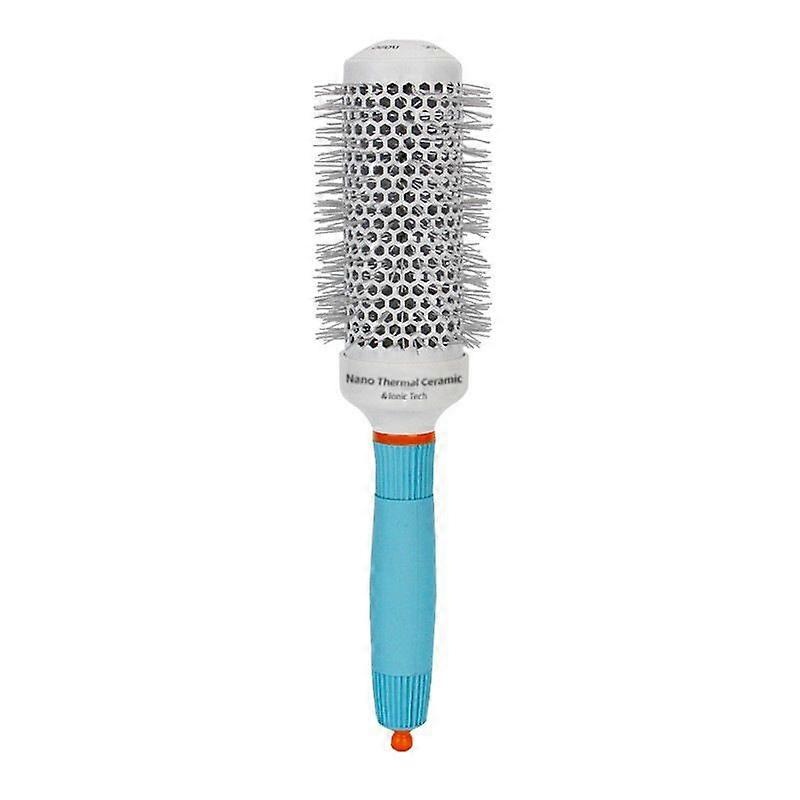 1 Piece Aluminum Tube Comb Hair Salon Special Smooth Hair Curling Comb High Temperature Resistant Styling Comb Hairdressing Tools Nylon Tooth Cylinder