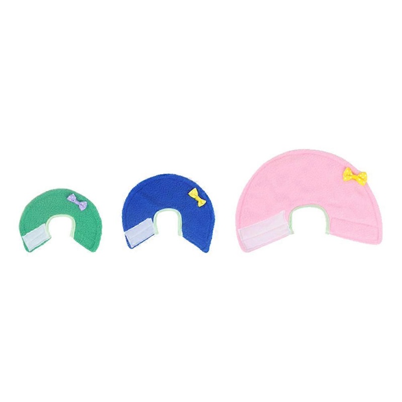 Bird Recovery Collar Pet Birds Prevent Biting Wounds Simple Design Flannelette 3Set
