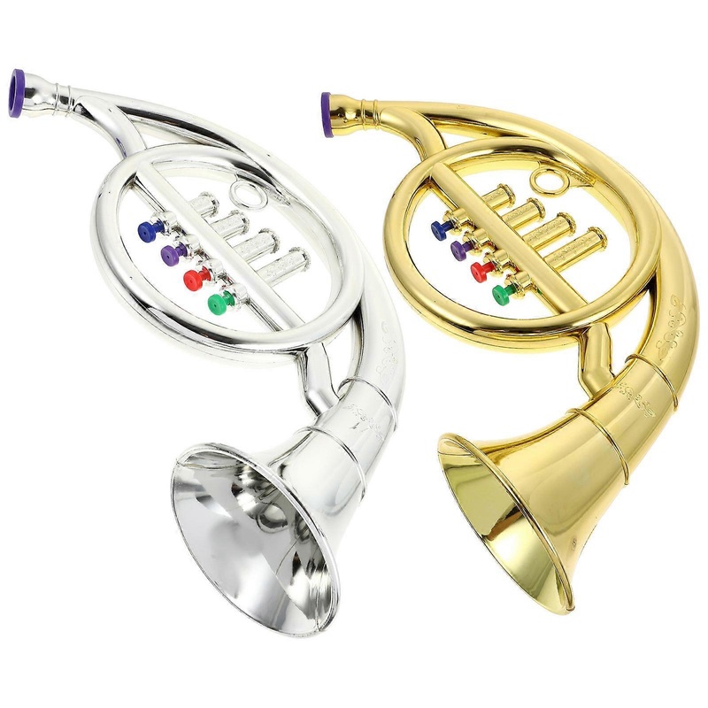 Child’s Music Props, Sturdy Electroplated French Horns, Enhances Learning Experience