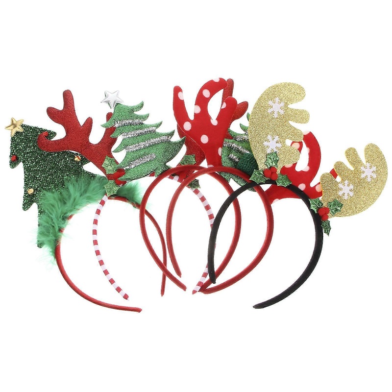 Childs Holiday Antler Hoops, Comfortable Wear, Suitable for Gatherings