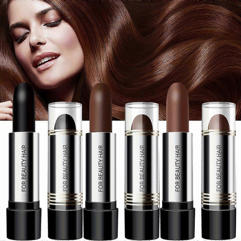 Disposable Hair Dye Pen, Black/Brown/Coffee Hair Color Stick, DIY Hairstyle Hair Color Touch-Up Stick