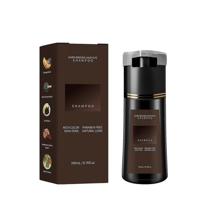 Hair dye shampoo,hair dye shampoo for men& women,Natural Hair Color Shampoo for Gray Hair Coverage,Hair Instant Dye Shampoo