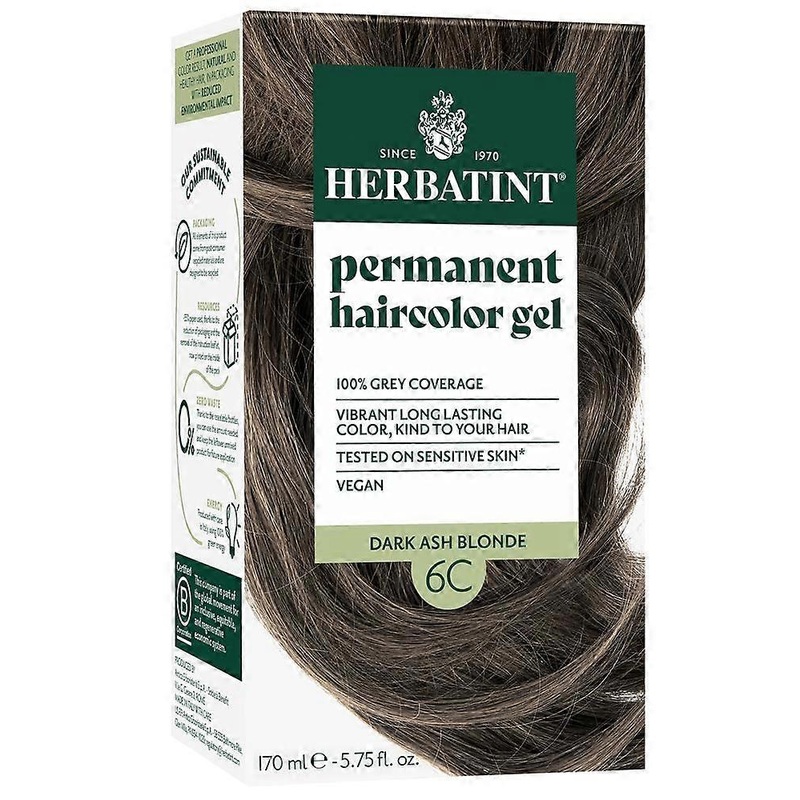Herbatint Dark Ash Blonde Hair Colour 6C 170ml – 2 Pack