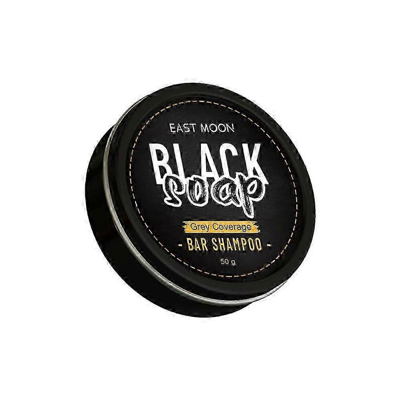 Mens Grey Coverage Bar Shampoo Hair Darkening Black Soap for Grey Hair Cover New