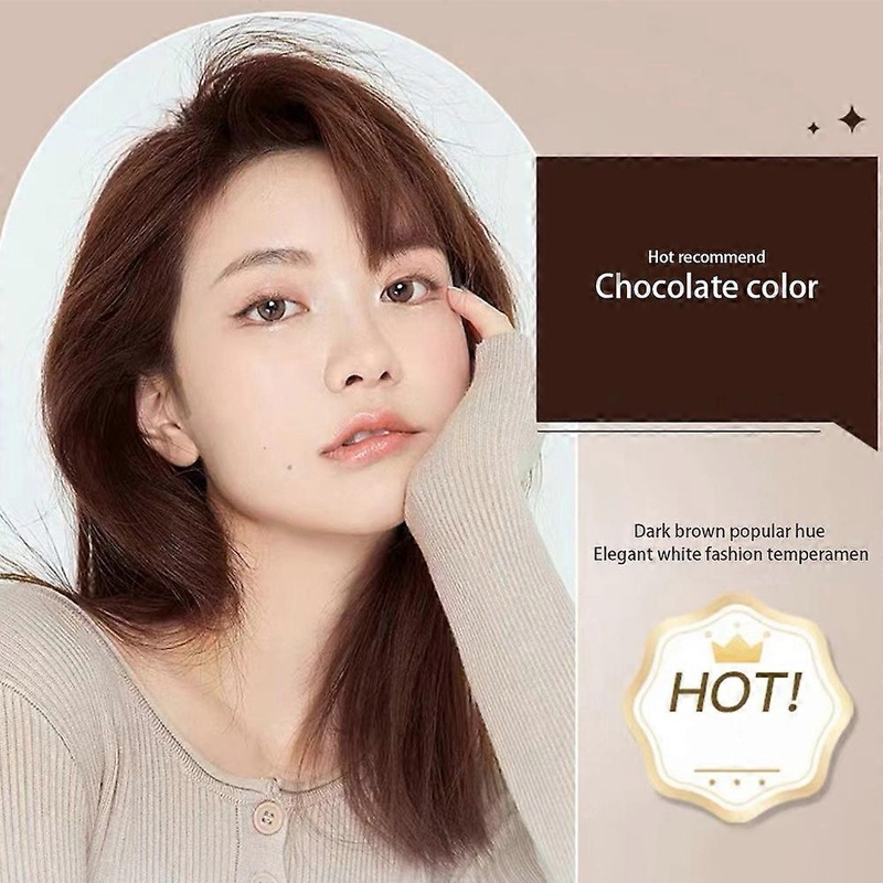 Natural Plant Hair Dye Bubble New Botanical Based Color Bubble Dye for Grey Hair