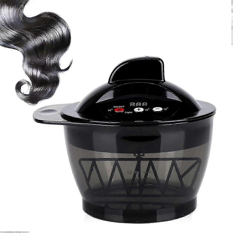 Time Display Electric Hair Color Cream Mixer for Men and Women