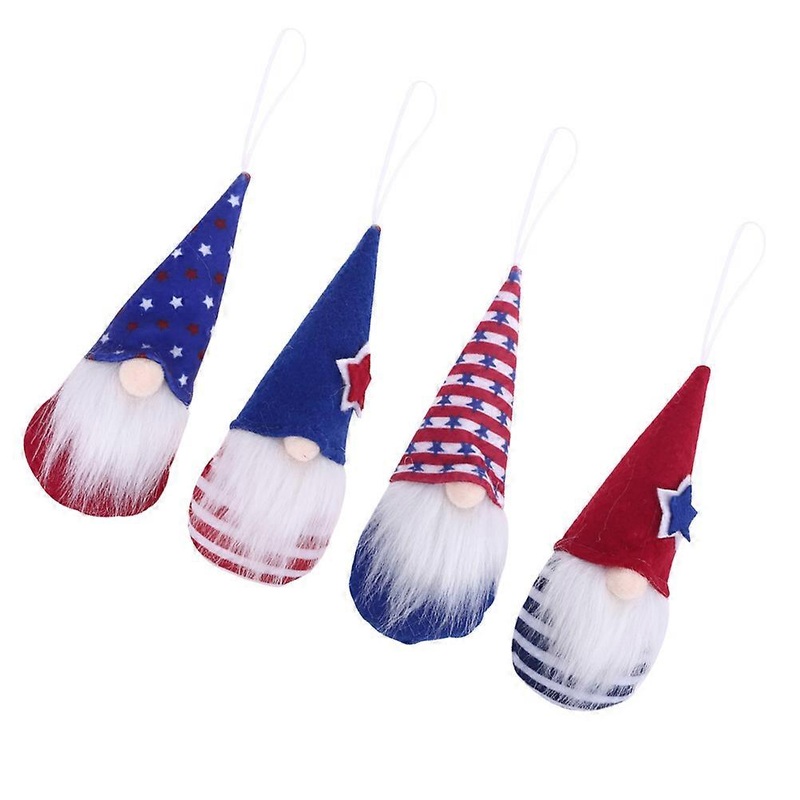 Gnome Doll Hanging Ornaments, Independence Day Theme for Wall Decoration