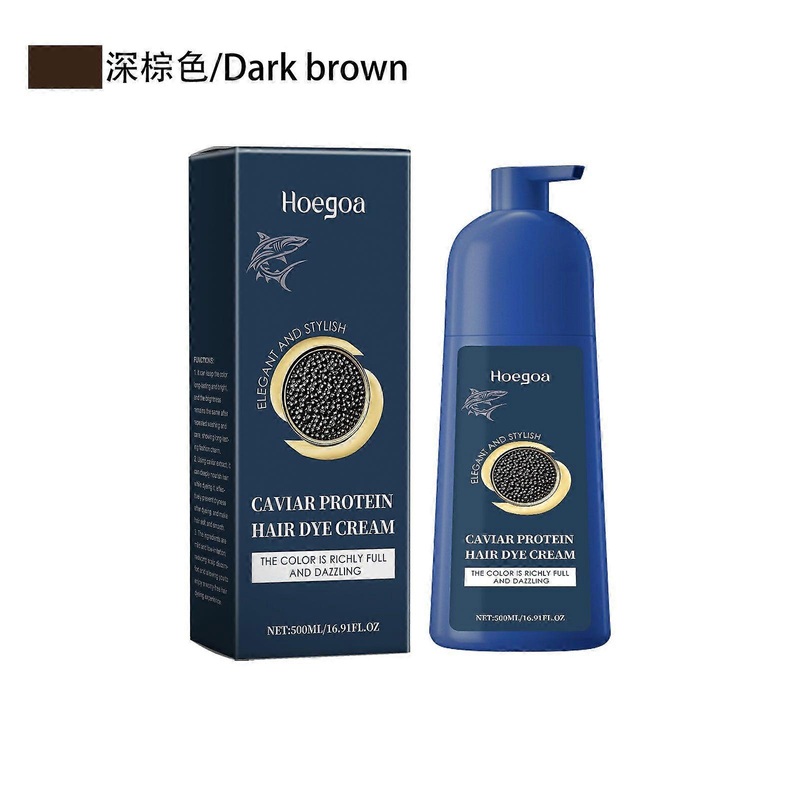 Hair Care Qiweitang Caviar Protein Hair Dyes Cream Can Cover Of Greys Hair Dyes Without Damaging The Scalp 500ml