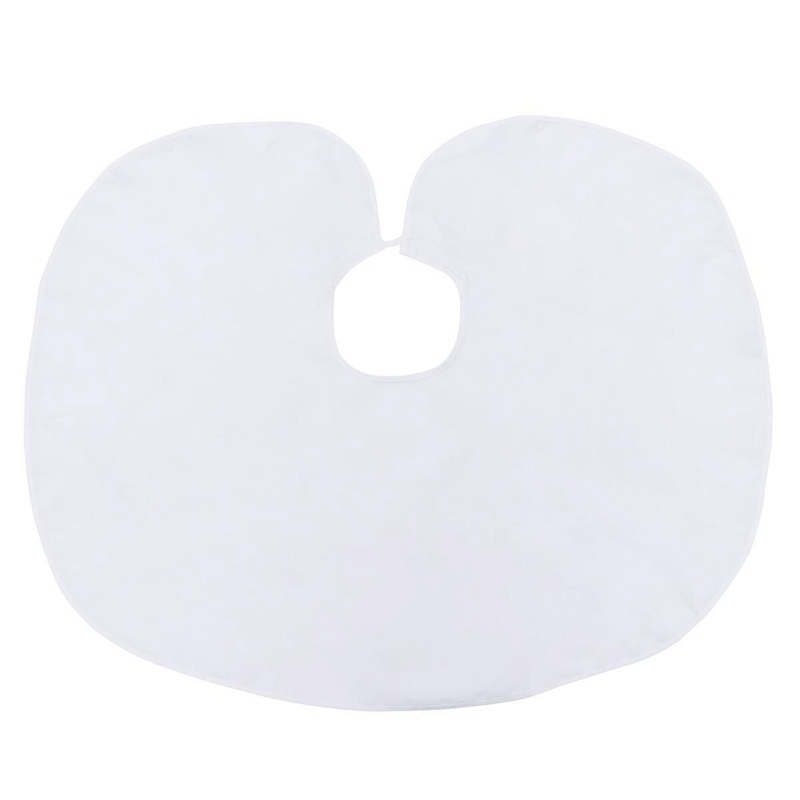 Waterproof Wai Cloth Hairdressing Cape Hair Cutting Apron Practical Cloak White