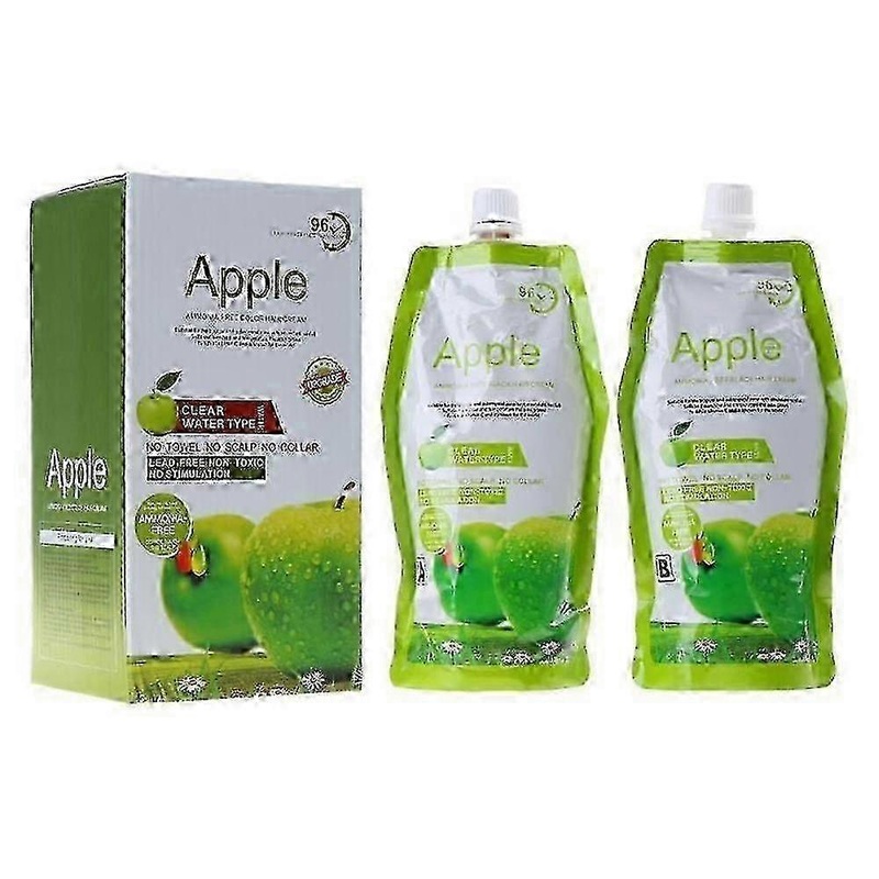 2025 Natural Hair Coloring Cream Black Hair Dye Apple Hair Colorants for Women Men