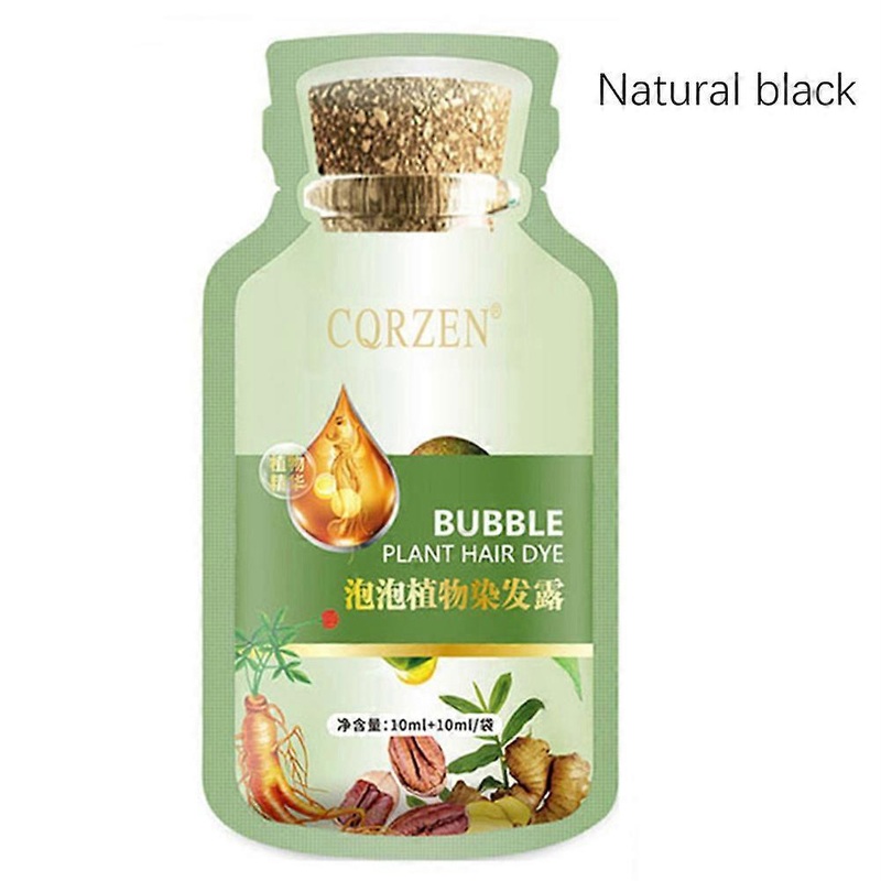 500ml Natural Herbal Hair Dye Shampoo 3 in 1 Change Hair Color Gray Hair to Dark Brown Black Deep Nourishing Fashion Hair Care