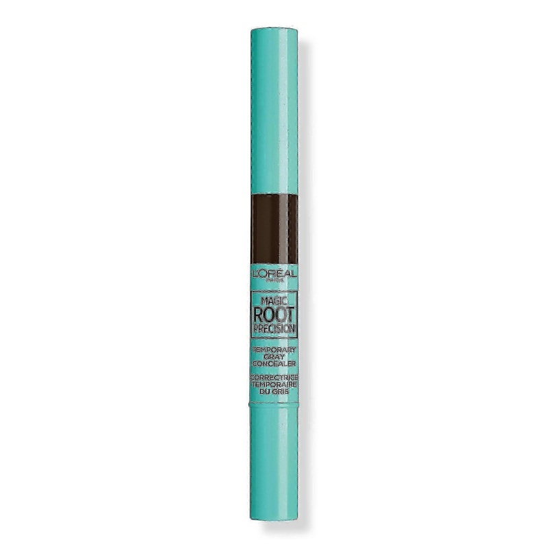 L’oral Magic Root Precision Temporary Gray Concealer Brush, 4 Dark Brown, 0.05 Oz