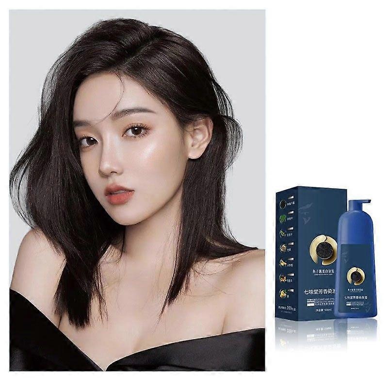 Qiweitang Caviar Protein Hair Dyes Cream Can Cover Of Greys Hair Dyes Without Damaging The Scalp 500ml Style L