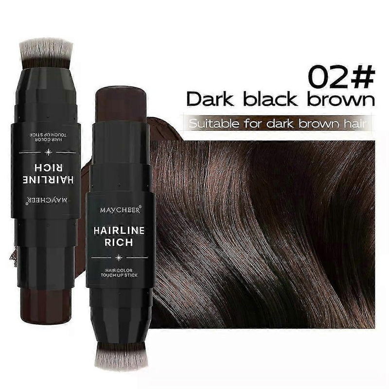 Root Cover Up Stick, Hair Color Touch-up Pen, Instant Gray Coverage & Hair Loss Cover up, Concealer for Thin Hairlines, Semi Permanent