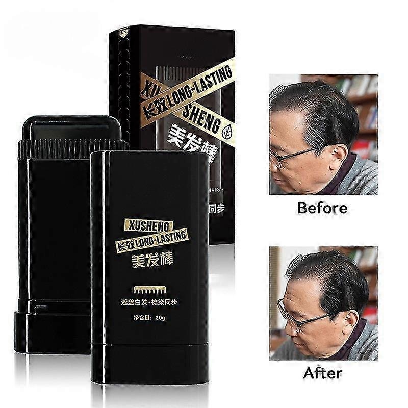 Safe and Convenient Comb Hair Dye, Black Hair Dye with Comb Applicator, Waterproof and SweatProof Hair Dye Comb for Gray Hair Coverage, 2 in 1 Instan