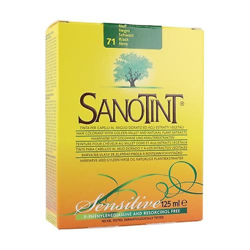Sensitive Hair Dye 71 Black 125 ml (Black)