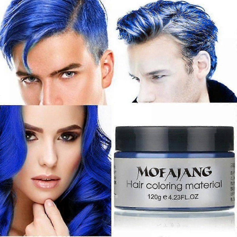 Temporary Hair Color Wax  Non-Permanent Styling Clay for Men & Women, Easy Wash-Out, Natural-Looking Hold & Shine