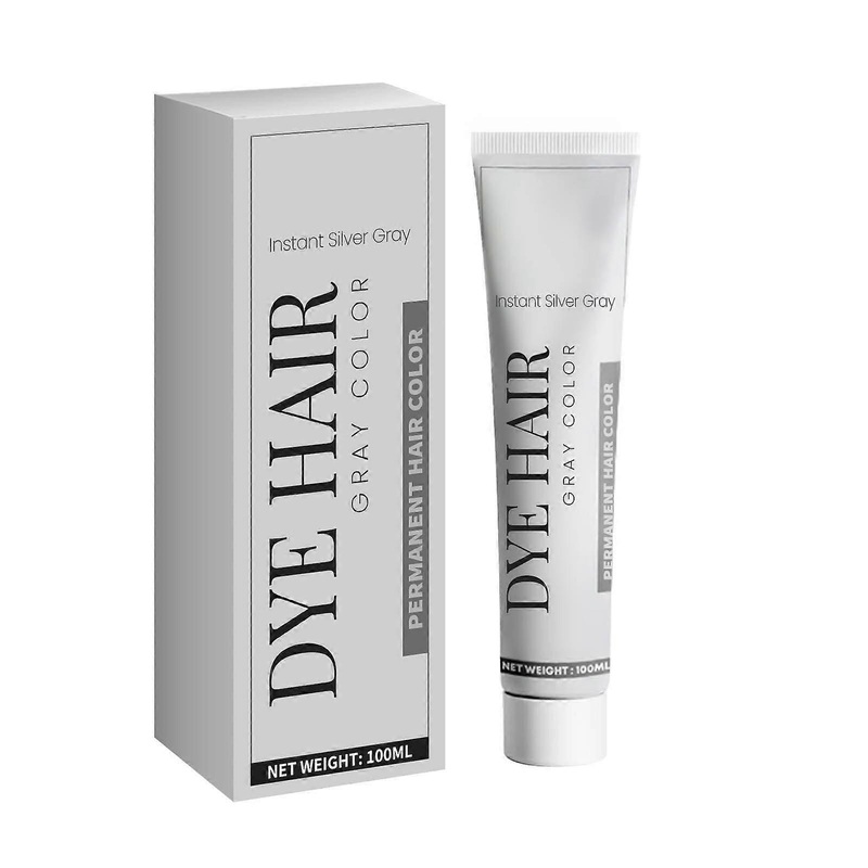 Unisex DIY Fashion Gray Color Super Gray Hair Cream 100ml