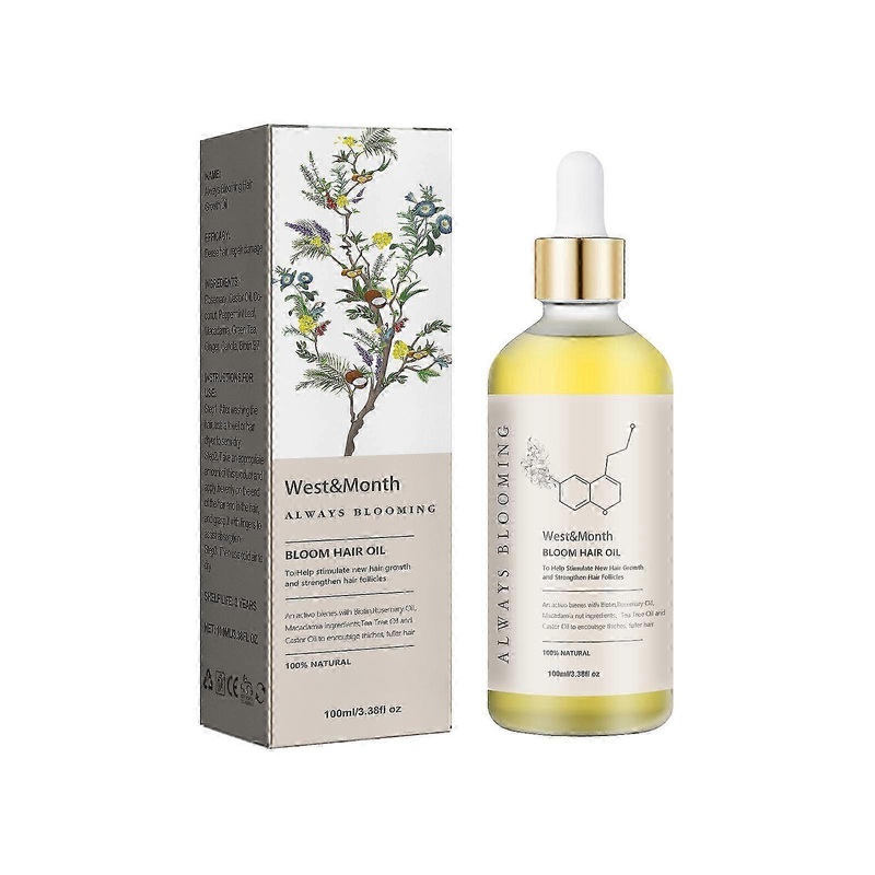 1-3X Hair Growth Oil, Moisturize And Thicken Hair And Repair Damaged, Dry And Frizzy Hair Care Essential Oil