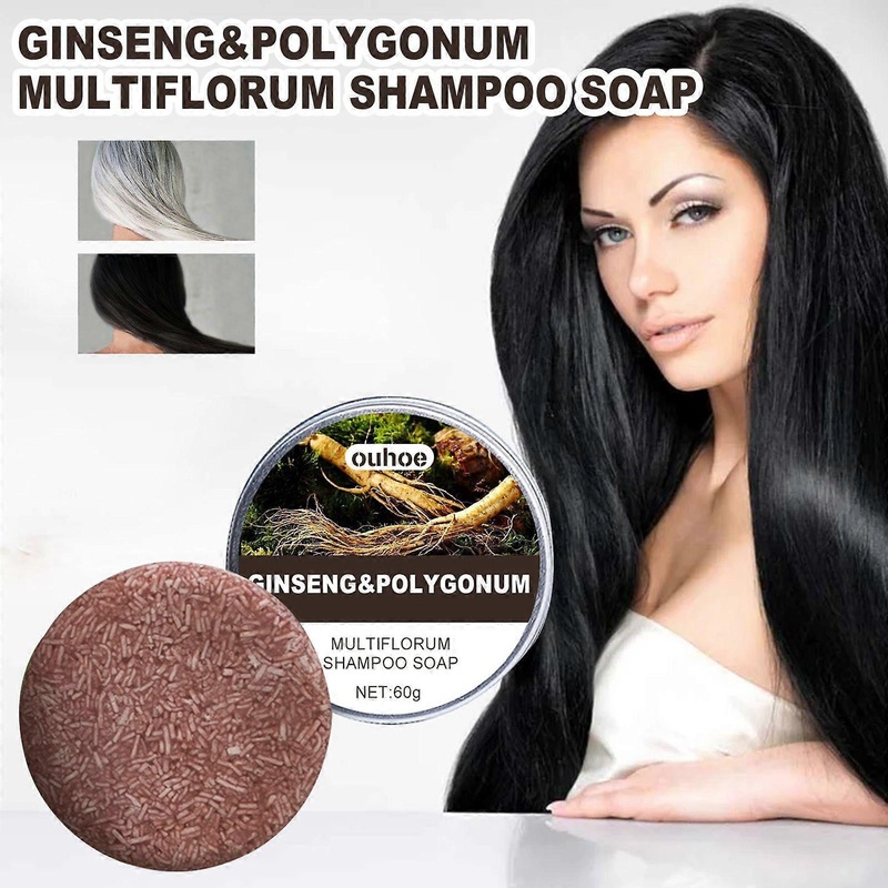 2025 Latest Model  Polygonum Multiflorum Shampoo, Nourishes Hair Roots Repair