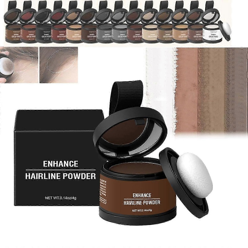 Enhance Hairline Powder, Hairline Powder Instantly Conceals Hair For Women,Hairline Shadow Gray Hair Coverage Root Touch