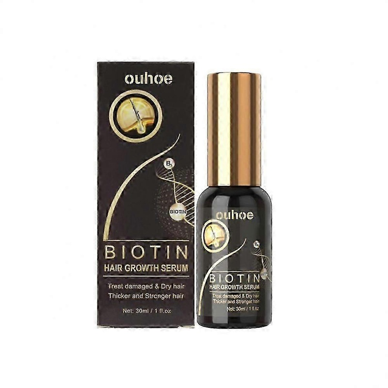 OUHOE Hair Serum Biotin Hair Generating Essential Oil Repair Damaged Hair Anti-loss  Fast Regrowth