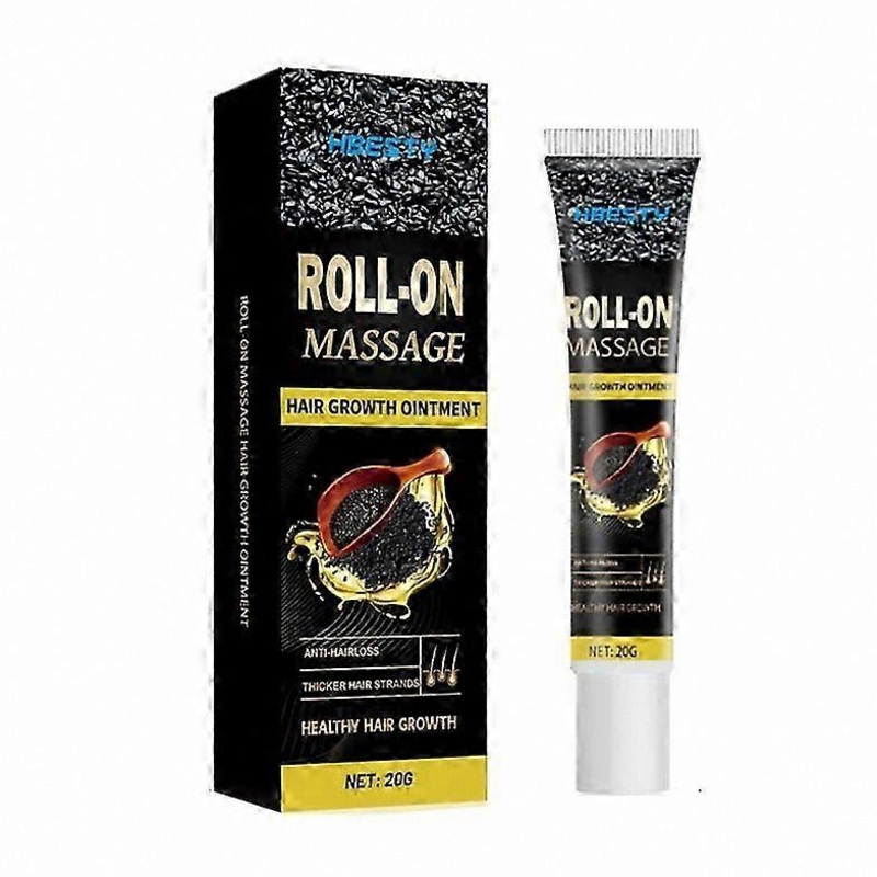 Scalp Revitalizing Serum for Hair Regrowth, Anti-Frizz and Damage Repair, Roll-On Massage Formula for Thinning Hair Treatment