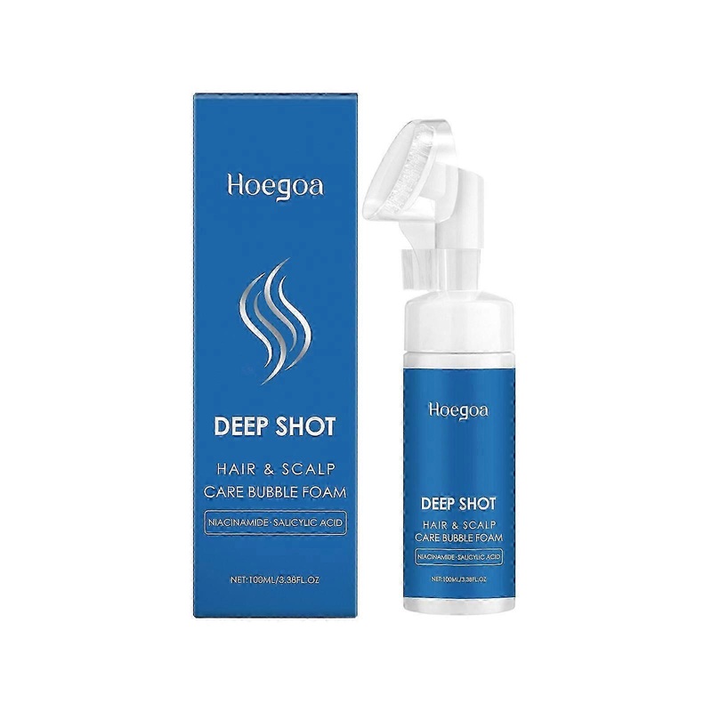 100ml Hair & Scalp Care Bubble Foam with Niacinamide & Salicylic Acid | Deep Cleansing, Strengthens Hair & Soothes Scalp