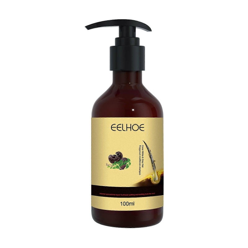 100ML Shampoo Blackening Shampoo Reverse White Hair Shampoo Damaged Hair Care Heat Protectant