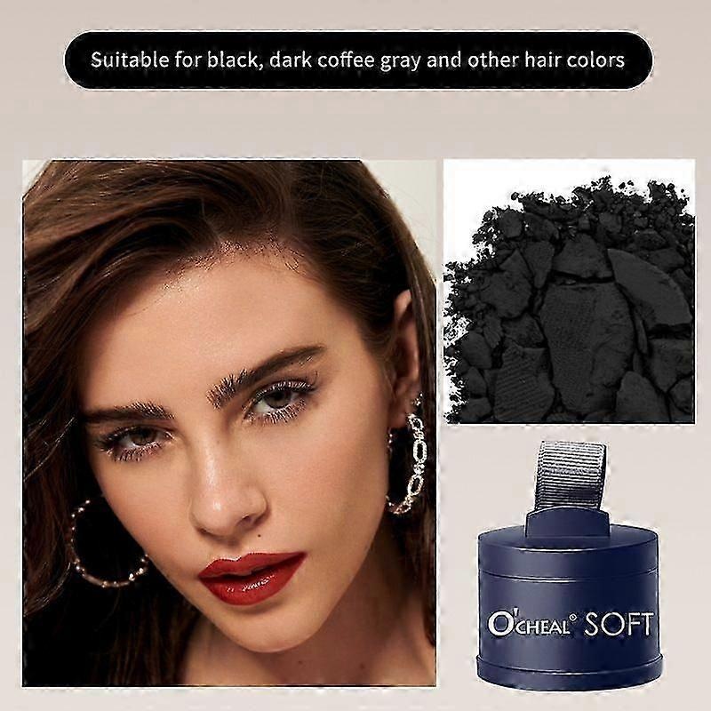 Hairline Powder, Hair Loss Cover Up Powder, Hair Fibers for Thinning Hair, Hairline Shadow Powder,Sweatproof Hairline Shadow Powder for Men and Women