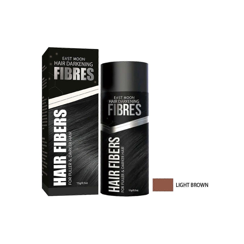 Keratin Hair Fibers for Men & Women – Fill In Fine or Thinning Hair, Instantly Thicker, Instantly Thicker, Fuller Looking Hair, 15g