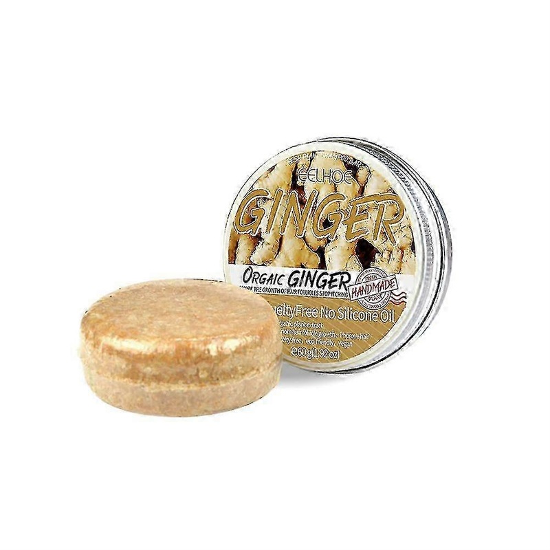 Natural Ginger Hair Regrowth Shampoo Bar, Promotes Hair Growth, Anti Hair Loss Shampoo Soap – Shengxin